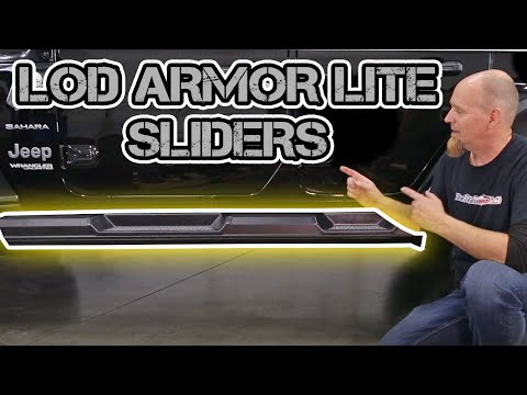 LOD Armor Lite Rock Sliders | Wrangler JL Install