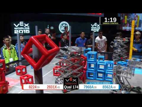 2015 VRC-MS Oppo Q174 -  (8224 7968A) 66-Opportunity Div-VRC Middle School-VEX Worlds 2015