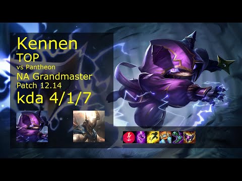 Rank 2 NA Kennen Top: Kennen vs Pantheon