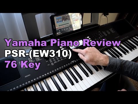 Yamaha PSR-EW310 76-key Portable Keyboard Review...