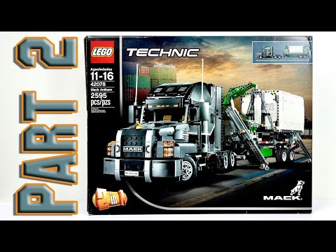 Let's Build The Mack Anthem 42078 Lego Technic 2018 2595pcs pt2