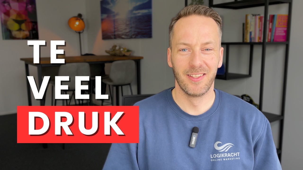 Stop met jezelf zo veel DRUK opleggen met online marketing
