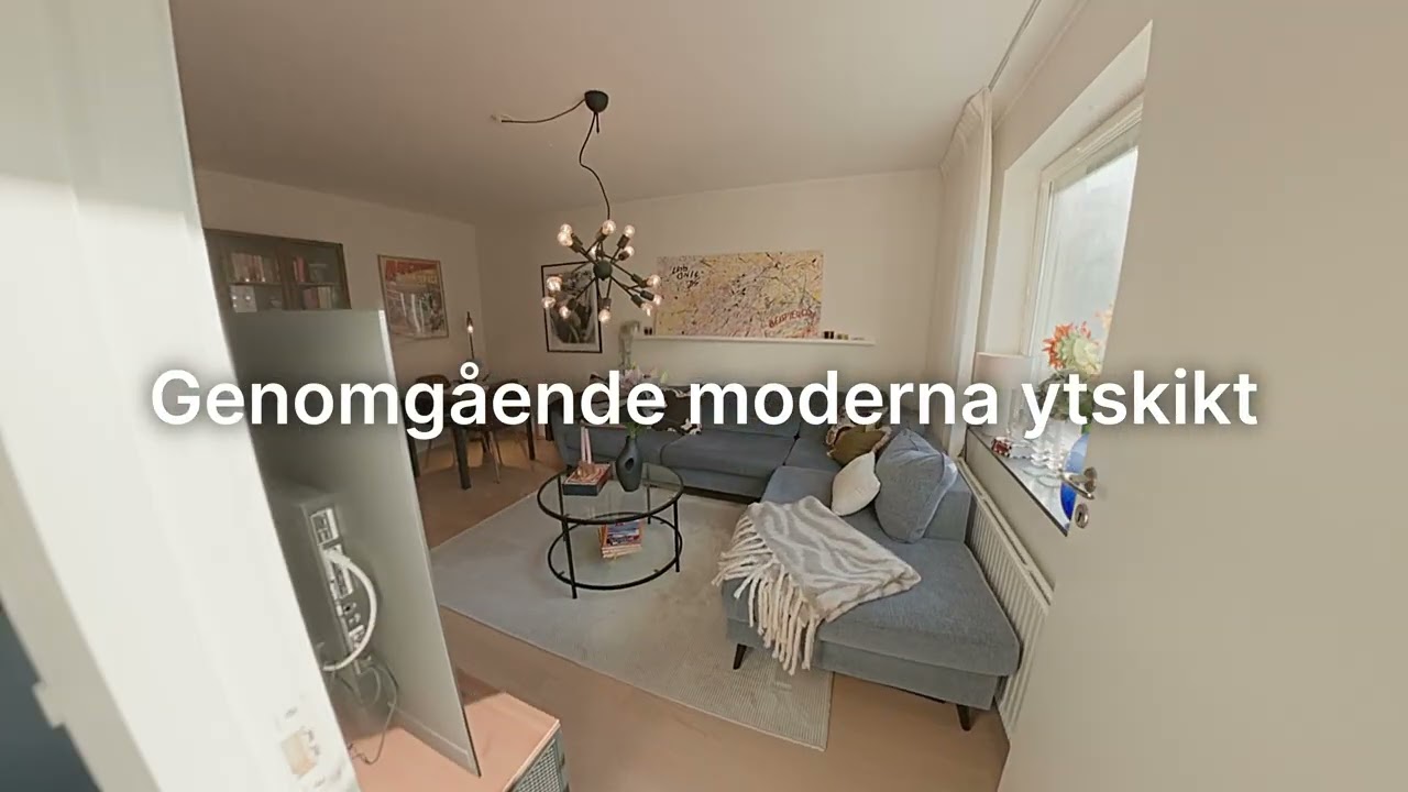 2 rum Lägenhet på Agavägen 12 Larsberg Lidingö kommun - video