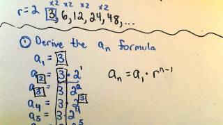 Geometric Sequences: A Formula for the' n - th ' Term , Part 1