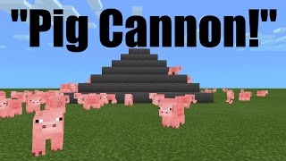 &quot;Pig Volcano&quot; | Fun Things to do in Minecraft PE!