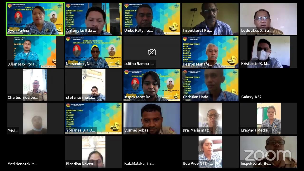 Bimbingan Teknis Reviu SSH dan ASB