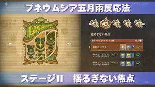 [原神] 波と岩礁の邂逅 プネウムシア五月雨反応法 ステージⅡ 『揺るぎない焦点』 攻略 [イベント]