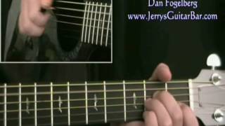 How To Play Dan Fogelberg Crow (intro only)