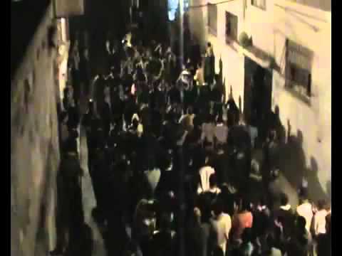 مظاهرة مسائية في حي جورة الشياح في مدينة حمص رداً على خطاب وليد المعلم