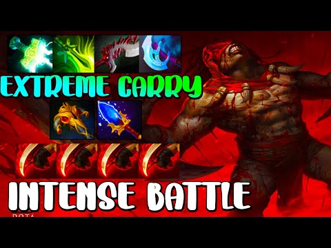 EXTREMELY CARRY [ BloodSeeker ] INTENSE BATTLE - DOTA 2 GAMEPLAY