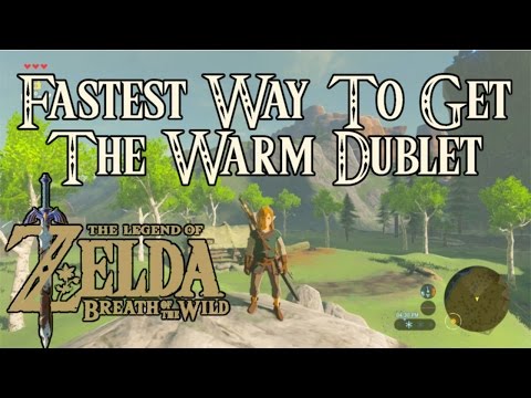 Zelda Breath of the Wild- Fastest Way To Get The Warm Doublet