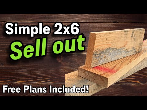 Selling a 2x6 Project to the MASSES! // Make Money Woodworking