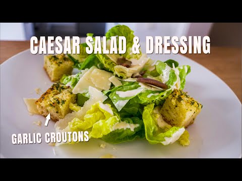 The BEST Caesar Salad Dressing Recipe | The Greatest Caesar Salad Of All Time | Chef James