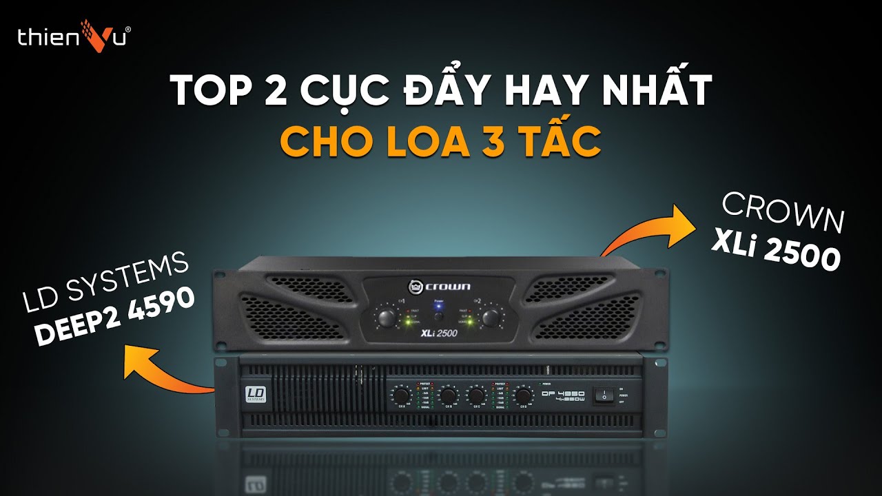 video Cục Đẩy Công Suất LD Systems DEEP2 4950 Chính Hãng 0