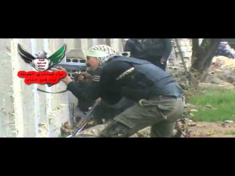 هجوم لواء فتح الشام ولواء مجاهدي الغوطة لمحاولة اقتحام إدارة المركبات في ريف دمشق