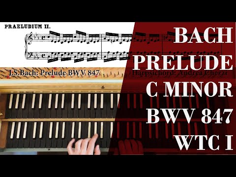 Bach - WTC I Prelude no. 2 in C minor BWV 847