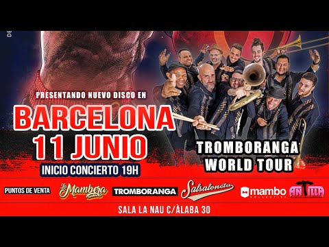 BARCELONA 11 de junio @tromboranga en vivo concierto solo para 300 personas