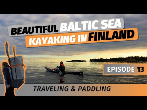 Amazing cloud/horizon view! Archipelago sea kayaking in Finland [Traveling & Paddling #13]