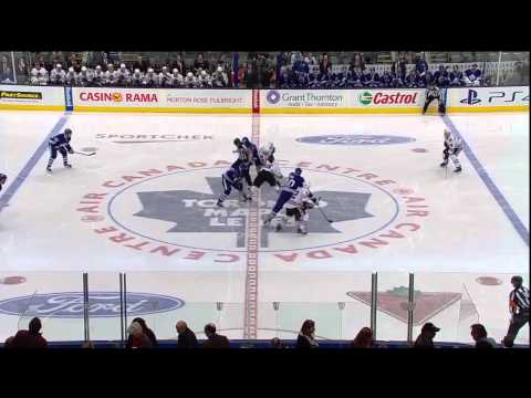 Jerry D'Amigo's 1st NHL Goal - Blackhawks 1 vs Leafs 2 - Dec 14th 2013 (HD)