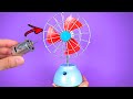 Make An Amazing Mini Fan With Recycled Materials