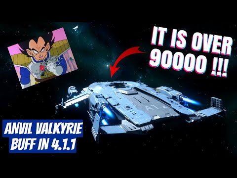 Anvil Valkyrie Review + Huge HP Buff in Star Citizen 4.1.1!