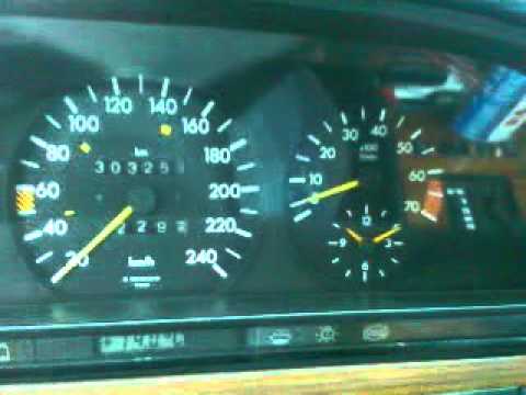 mercedes 300se problem z obrotami na zimno