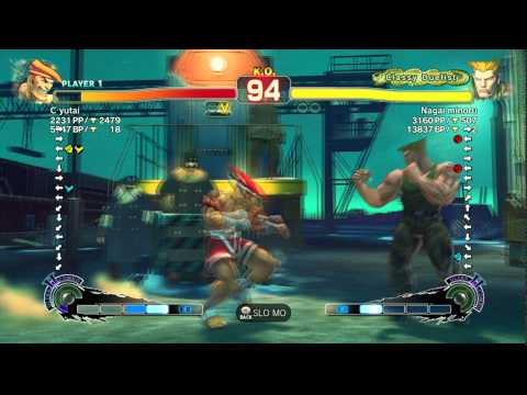 USFIV~ Guile (Nagai minoru) vs.  Adon (C yutai) HD