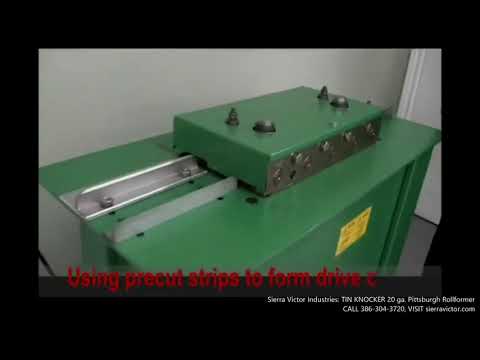 TIN KNOCKER TK 20 Pittsburgh/Roll Former Machines | Sierra Victor Industries (1)
