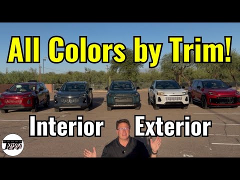 ALL 2026 Toyota RAV4 Colors by TRIM - INTERIOR & EXTERIOR COMBOS!