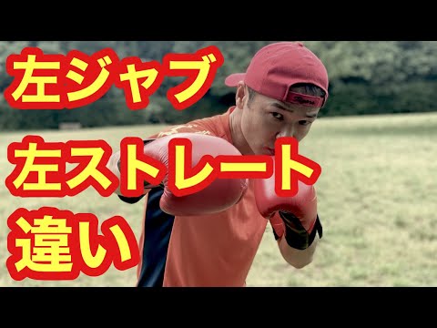 左ジャブと左ストレートの違いとは