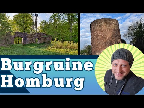 Homburg Castle ruins in the Homburg Forest, Stadtoldendorf - Hike, Weserbergland Forest Education...