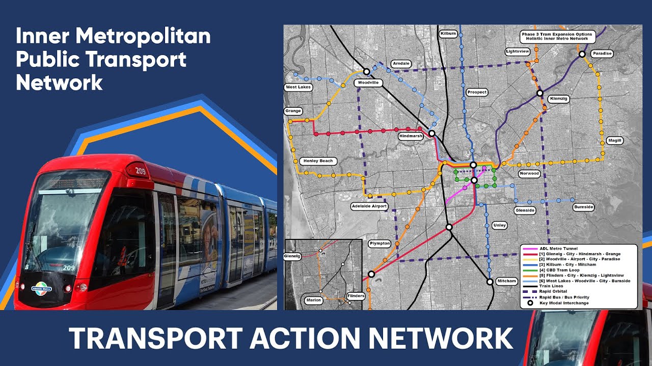 Adelaide Inner Metropolitan Public Transport Network  Proposal - Transport Action Network