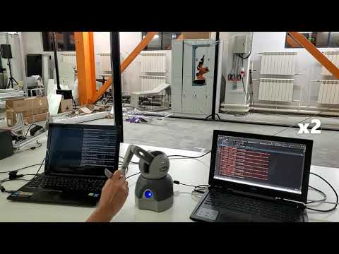 Cable-driven robot teleoperation with haptic master 