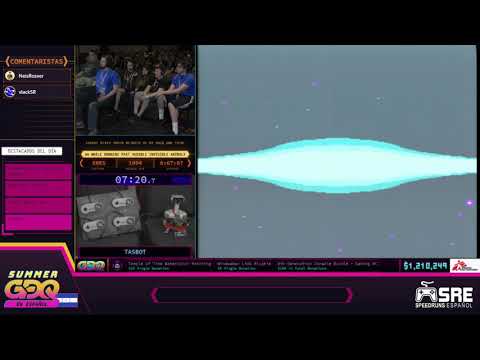 [SGDQ18 en Español] TASBot plays Super Metroid by Sniq and total - 0% while running past audible in