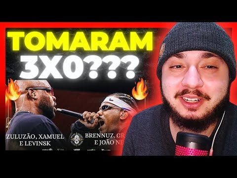 ZULUZÃO, XAMUEL E LEVINSK X BRENNUZ, GRAFITEH E JOÃO NEGRO | BDA 8 ANOS | REACT BAUEB