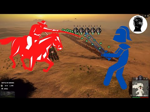 500 Shock Cavalry vs 300 Axe Militia - Total War 3 Kingdoms