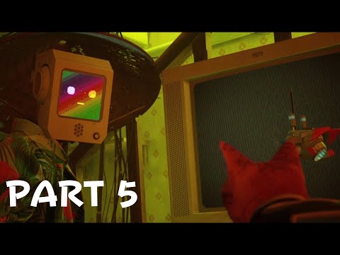 STRAY (PS5) - Walkthrough Gameplay - Part 5: The Slums Part 2.
