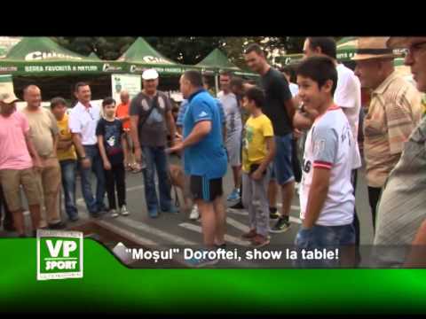 “Moșul” Doroftei, show la table!