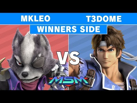 MSM 176 - Echo FOX MVG | MKLeo (Wolf) vs T3Dome (Richter) Winners Pools - Smash Ultimate