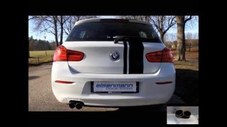 Video: Eisenmann Edelstahl Sportauspuff BMW 1er F20 F21 LCI Facelift 116i