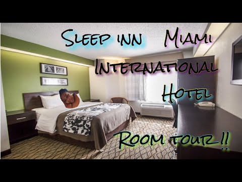 Travel vlog || Sleep Inn Miami international hotel Room tour
