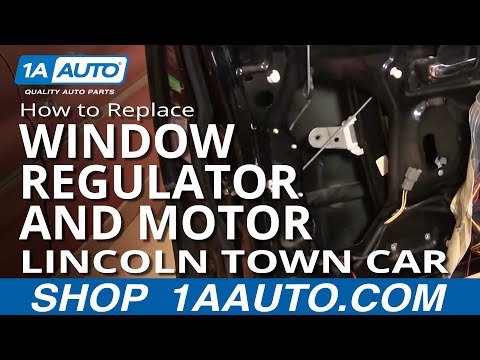 How to Replace Window Regulator with Motor 98-11 Lincoln Town Car [PART 1]