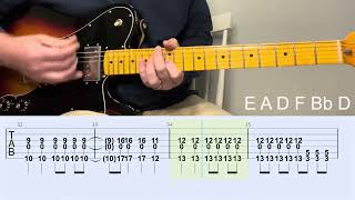 Second Best - Pedro The Lion Guitar Tab and Play Through