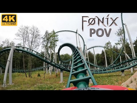 Fønix POV (Front Row, 4K 60FPS), Farup Sommerland New-for-2022 Vekoma Looper | Non-Copyright