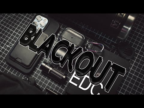 Winter BLACKOUT EDC - Everyday Tech and Accessories you NEED!