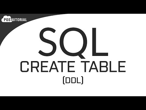 SQL Grundlagen: CREATE TABLE (DDL)