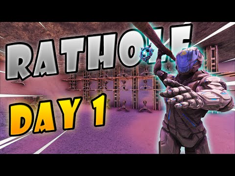 The Reality Of CLAIMING A Hidden RATHOLE On DAY1 - ARK