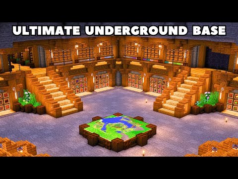 Minecraft: ULTIMATE Underground Base Tutorial (how to build 1.21)