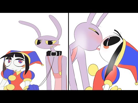 Jax x Pomni Just a Walk… and Suddenly a Kiss? l Circus Comic | TADC