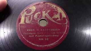 Albert de Booy: Voor 't kantkussen (kinderplaatje). 1935.